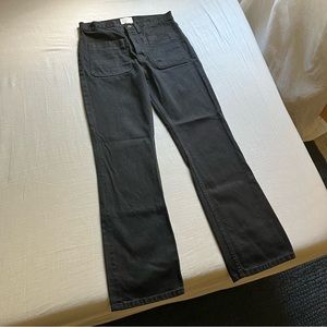 DOEN black maritime jeans